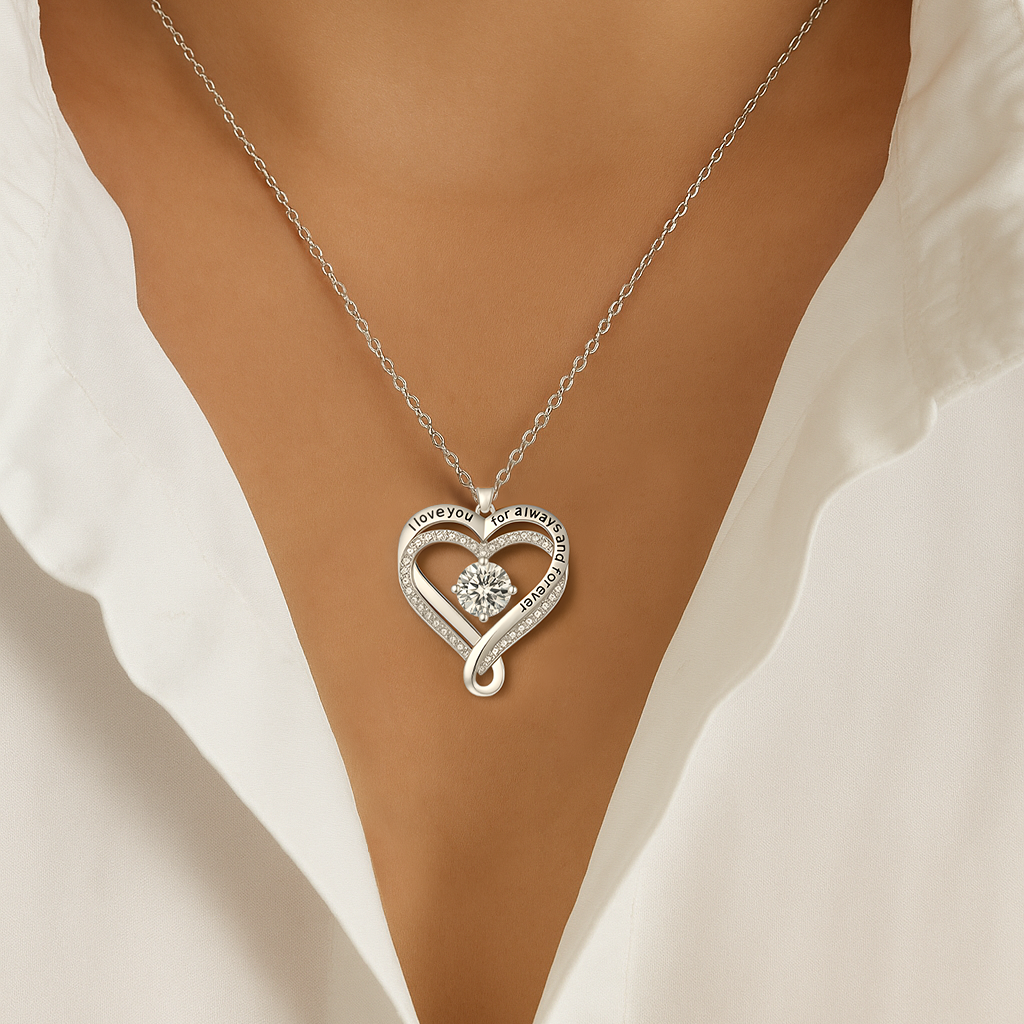 To My Wife - "My Love Forever & Always" Necklace