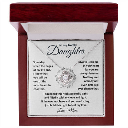 To My Daughter Necklace - Gift from Mom