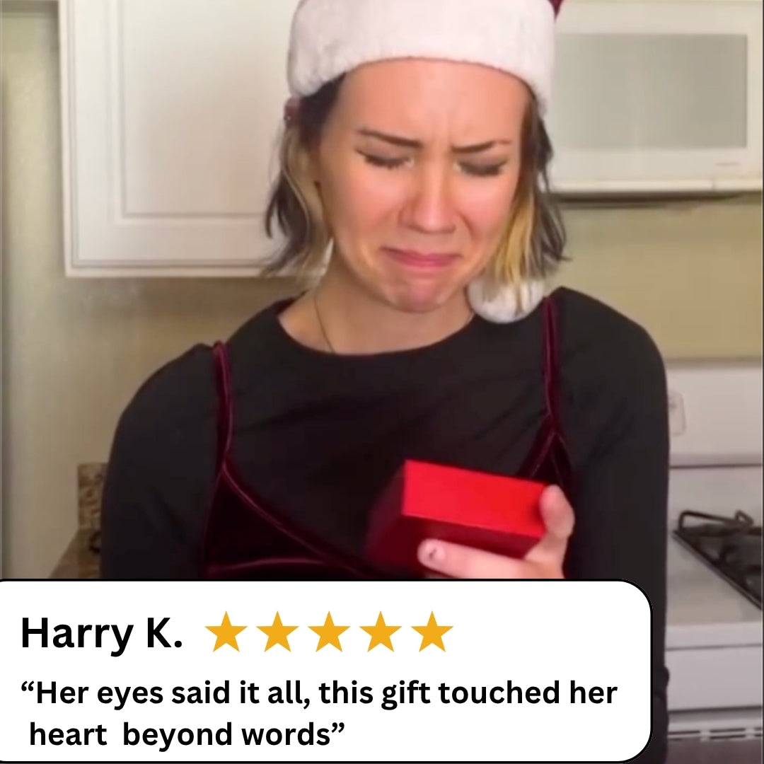 Daughter’s Lucky Clover Necklace & Forever Rose Keepsake Gift Set